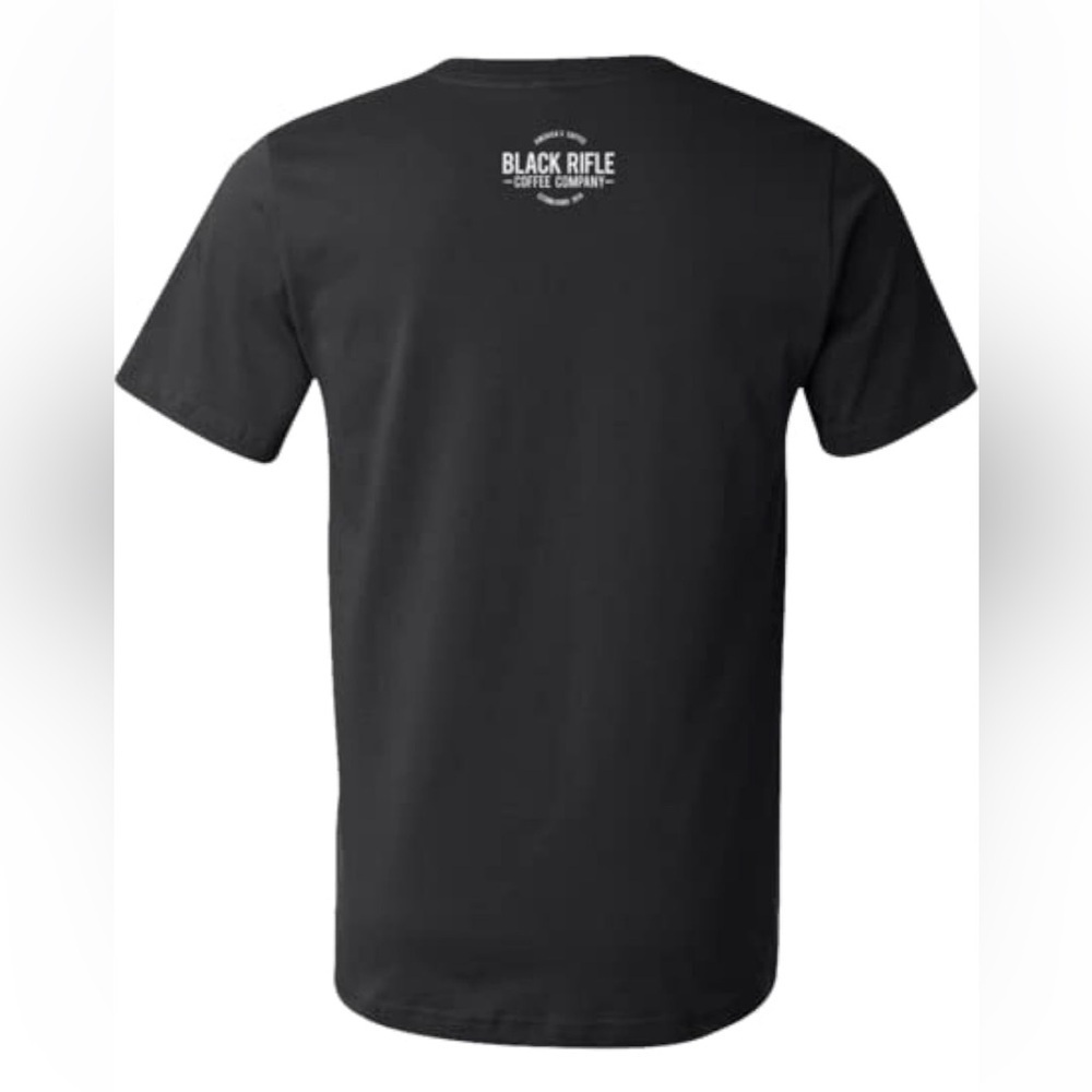 New Black Rifle Coffee Company Stencil AK-47 T-Shirt in Vintage Black - Picture 2 of 4